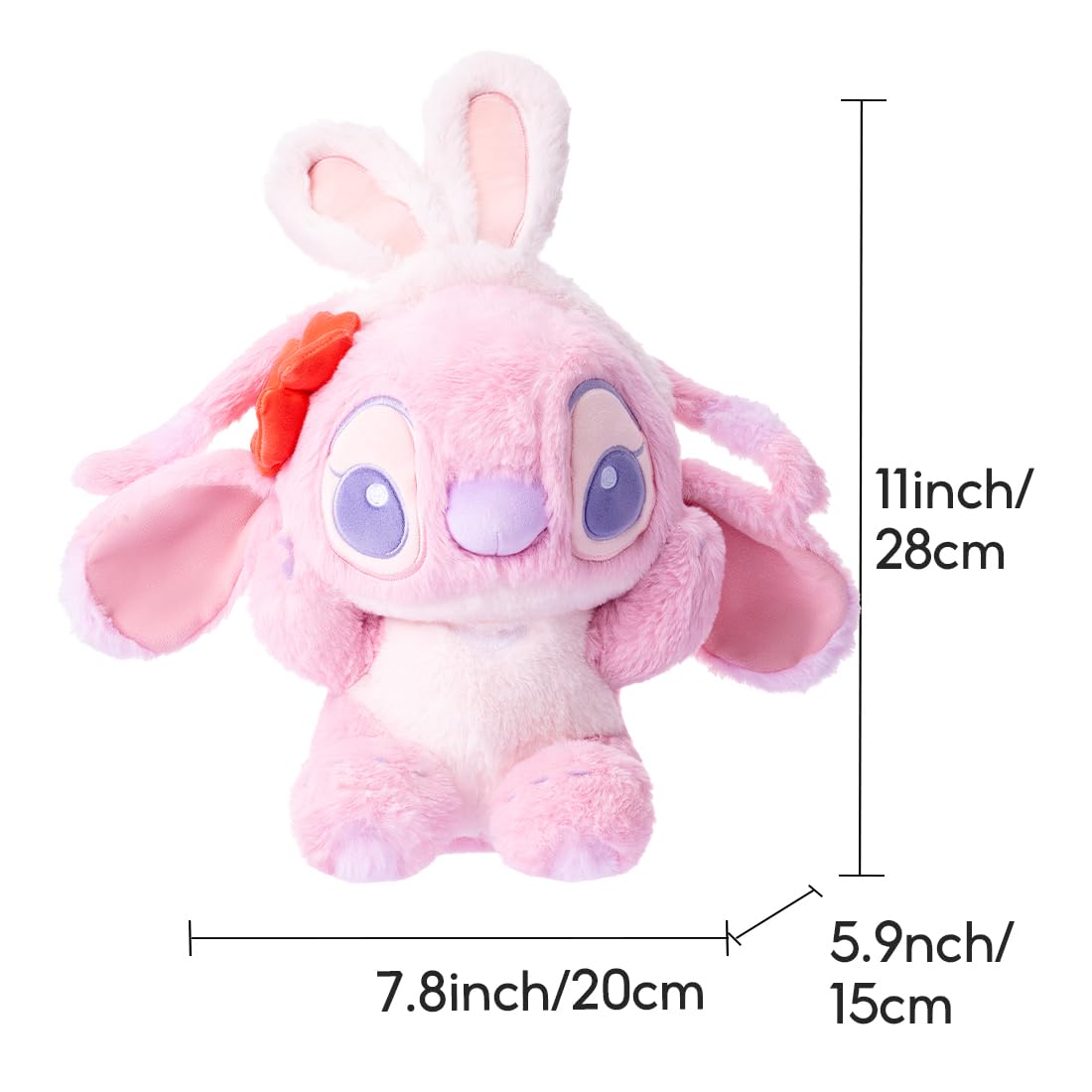 MINISO 11'' Lilo & Stitch Collectio Costume Changing Bunny Plush